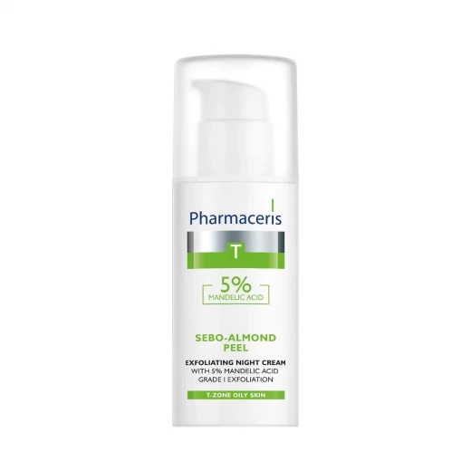 Pharmaceris Sebo-Almond Peel 5% Exfoliating Cream for Oily Combination T-Zone Skin Texture Improvement and Pore Reduction Pharmaceris Sebo-Almond Peel 5% Exfoliating Cream for Oily Combination T-Zone Skin Texture Improvement and Pore Reduction