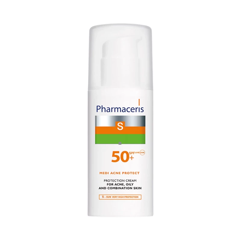 Pharmaceris SPF 50+ Sun Protection Cream for Oily Combination and Acne Prone Skin Daily Use - Pharmaceries
