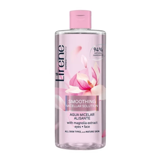 Lirene Smoothing Micellar Water for Aging Skin Gentle Makeup Remover and Impurity Cleanser 200ml Lirene Smoothing Micellar Water for Aging Skin Gentle Makeup Remover and Impurity Cleanser 200ml