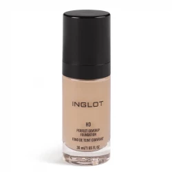 Inglot HD Perfect Coverup Foundation 74 High Coverage Natural Finish Buildable for All Skin Types