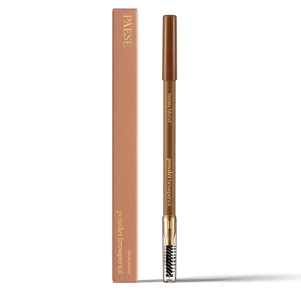 Paese Powder Brow Pencil Honey Blond Natural Soft Powdery Finish for Light Blonde Brows - Paese