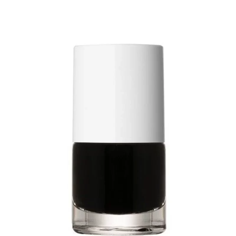 Paese Color and Care Nail Polish with Conditioner Deep Black Shade 11 for a Glossy and Nourishing Manicure - Paese