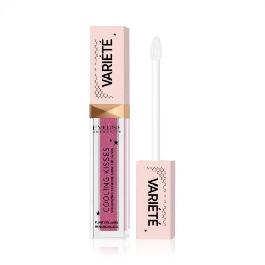 Eveline Variete Cooling Kissies Lip Gloss No. 06 6.8 Ml High Shine Refreshing Lip Color Eveline Variete Cooling Kissies Lip Gloss No. 06 6.8 Ml High Shine Refreshing Lip Color