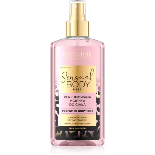 Eveline Sensual Perfumed Body Mist Pink Panther Fragrance 150ml Refreshing Daily Wear Eveline Sensual Perfumed Body Mist Pink Panther Fragrance 150ml Refreshing Daily Wear