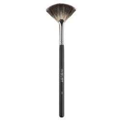 Inglot Professional Makeup Brush 37R for Flawless Powder and Cream Application Blending with Gentle Bristles for Smooth Even Finish Everyday and Pro Results