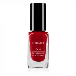 Inglot O2M Breathable Nail Enamel 621 Rich Color Buildable Coverage Smooth Glossy Finish For Manicures
