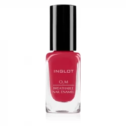 Inglot O2M Breathable Nail Enamel 661 Glossy Long-Lasting Formula for Healthy Nails