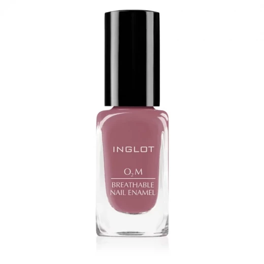 INGLOT O2M Breathable Nail Enamel 411 Rich Color and Refined Finish Buildable Coverage Easy Glide Brush INGLOT O2M Breathable Nail Enamel 411 Rich Color and Refined Finish Buildable Coverage Easy Glide Brush