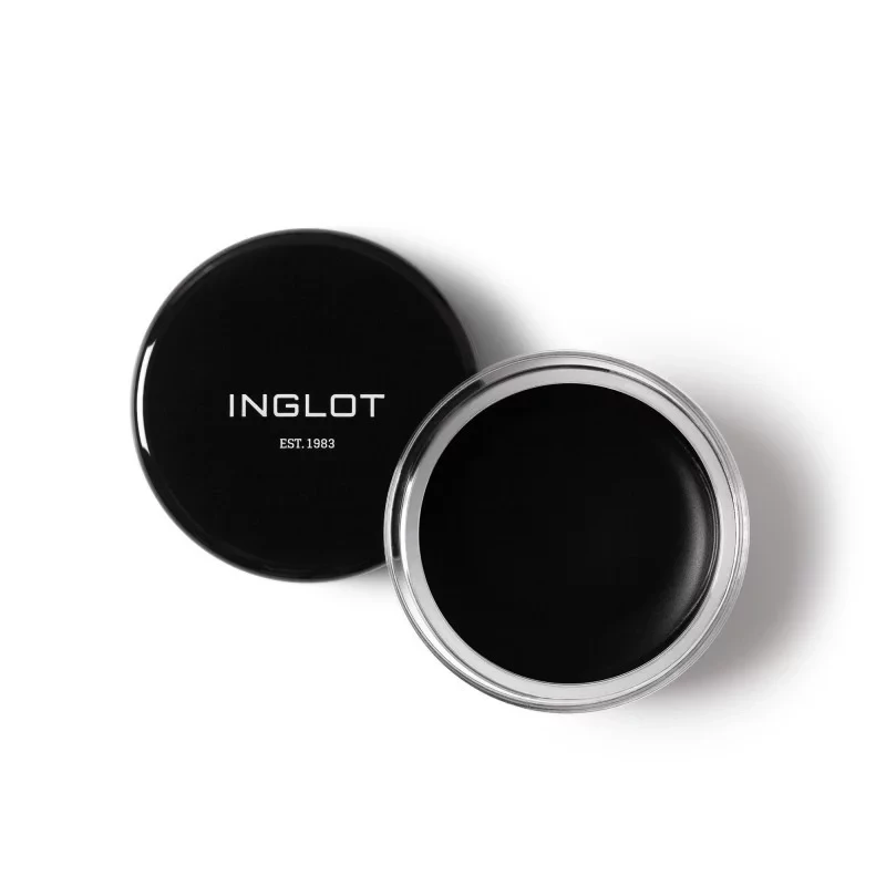 INGLOT AMC Gel Eyeliner 77 Intense Black Long-Wearing Waterproof Formula for Precise Application - Inglot