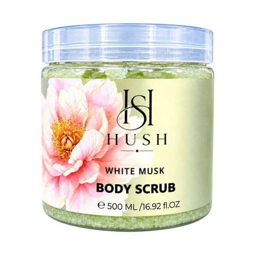 HUSH Body Scrub White Musk 500ml