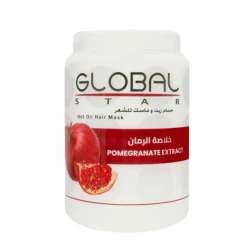 Globalstar Pomegranate Hair Mask 1500ml Intensive Nourishment and Shine Boosting Treatment for Smoother Frizz-Free Hair