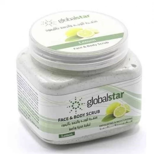 Globalstar Lemon Face and Body Scrub 500ml Exfoliating for Smoother Fresher Skin Globalstar Lemon Face and Body Scrub 500ml Exfoliating for Smoother Fresher Skin
