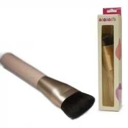 Carine's Peach Makeup Brush for Even Application and Seamless Blending Delivering a Natural Polished Finish Ideal for Daily Use at Home or On The Go