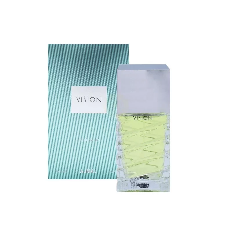 عطر أجمل فيجن أو دو بارفان للرجال 100 مل رائحة تدوم طويلاً لحضور واثق - AJMAL