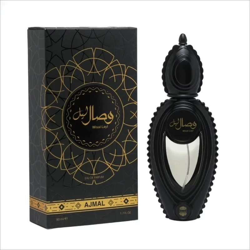 عطر أجمل وصال ليل أو دو بارفان 50 مل عطر فاخر وطويل الأمد للنساء - AJMAL