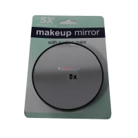 Compact 8.5 Cm Magnifying Mirror for Detailed Grooming and Makeup Application
