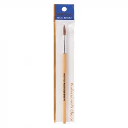 Kiss Gold Finger Round Acrylic Nail Brush Size 5 for Precise Sculpting and Shaping