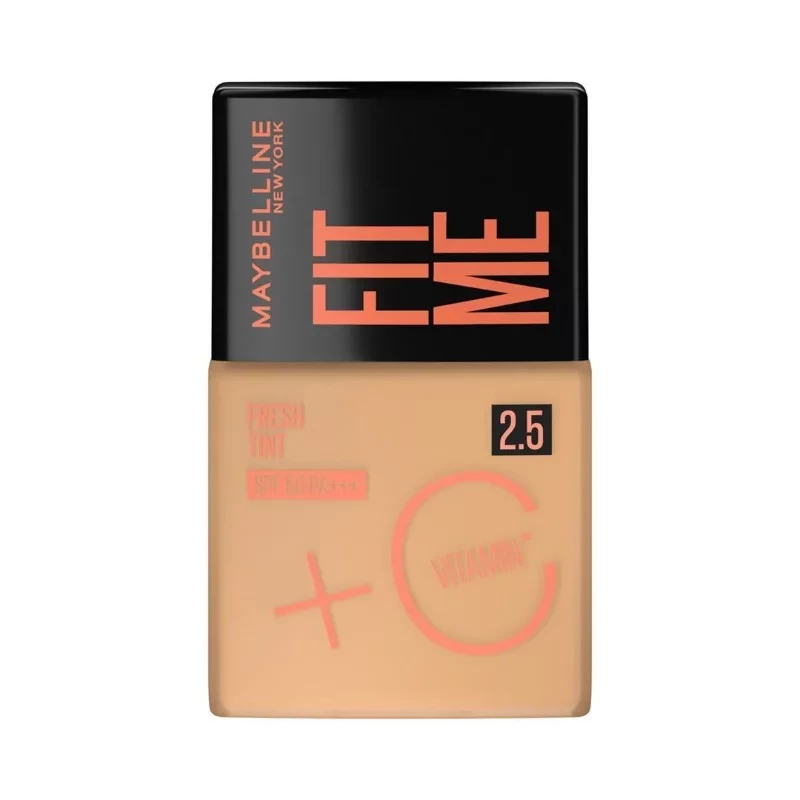 مايبيلين فيت مي فريش تنت واقي شمسي 50 درجة 2.5 تغطية طبيعية خفيفة الوزن - Maybelline