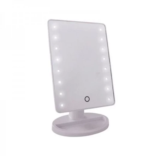 مرآة مكياج LED كبيرة موديل XR-1608 بإضاءة ساطعة ومتوازنة لتطبيق مكياج وعناية بالبشرة بدقة، مرآة تسريحة واسعة للاستخدام في المنزل والسفر مرآة مكياج LED كبيرة موديل XR-1608 بإضاءة ساطعة ومتوازنة لتطبيق مكياج وعناية بالبشرة بدقة، مرآة تسريحة واسعة للاستخدام في المنزل والسفر