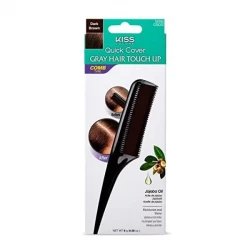 KISS Comb-On False Eyelashes Dark Brown Natural Volume and Length for Everyday Wear