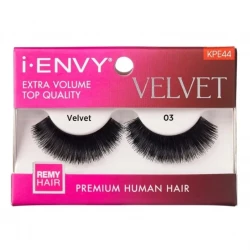 KISS Velvet False Lashes Style 03 for Enhanced Volume and Natural Glamorous Eye Definition
