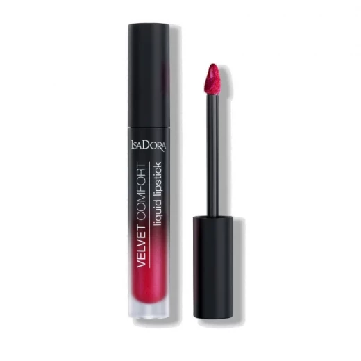 Isadora Velvet Comfort Liquid Lipstick in Shade 75 for a Soft Velvety Finish and Rich Color Payoff Isadora Velvet Comfort Liquid Lipstick in Shade 75 for a Soft Velvety Finish and Rich Color Payoff