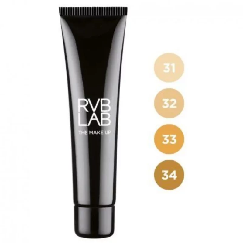 كريم أساس آر في بي لاب المضيء خفيف الوزن درجة 31 لتجانس لون البشرة وإشراقة طبيعية - RVB LAB MAKEUP
