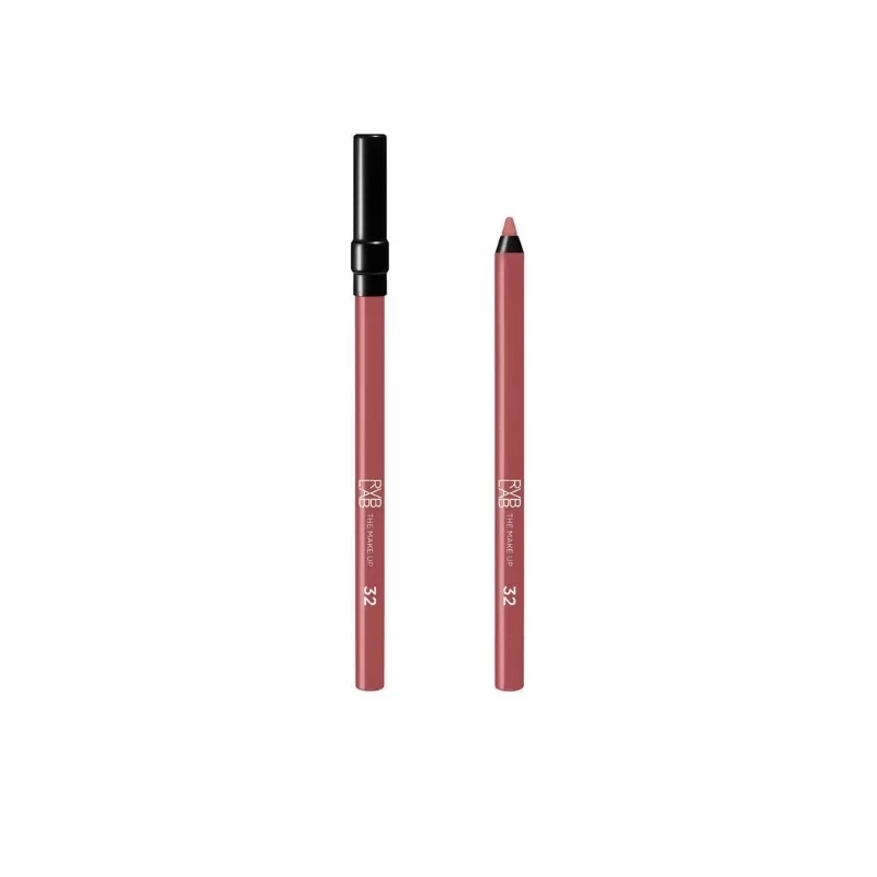 قلم تحديد الشفاه الدقيق من آر في بي لاب لتحديد الشفاه وتعزيز ثبات أحمر الشفاه درجة 32 - RVB LAB MAKEUP