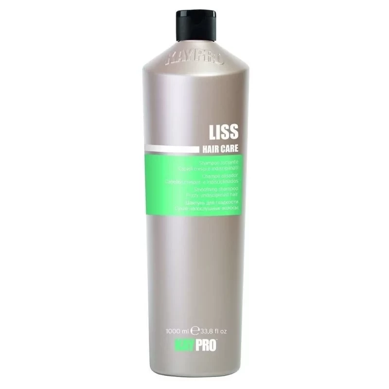Kaypro Liss Smoothing Shampoo 1000 ml Gentle Cleansing Frizz Control for Sleek Hair - Kaypro