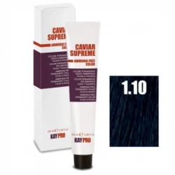 Kaypro Caviar Supreme Hair Color 1.10 Ultra Light Ash Blonde 100 Ml Professional Cream Dye