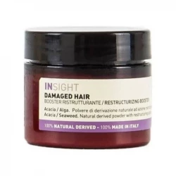 Insight Damaged Hair Restructurizing Booster Intensive Repair Treatment for Dry Split Ends Enhances Shine and Softness 35g