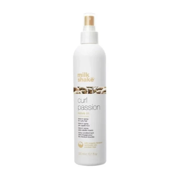 ميلك شيك كريم بلسم يترك على الشعر لتجعيدات الشعر للشعر المجعد والمموج 300 مل - ميلك شيك