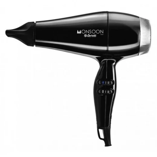 مجفف شعر احترافي Ceriotti Monsoon 3400 لتجفيف أسرع وتحكم محسّن في التصفيف مجفف شعر احترافي Ceriotti Monsoon 3400 لتجفيف أسرع وتحكم محسّن في التصفيف