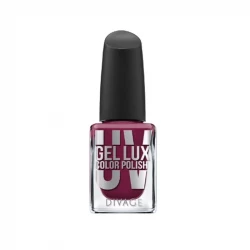 GeleLux UV Gel Nail Polish No. 14 Bordeaux Deep Shade Glossy Salon Finish Cures Under UV LED Lamps for Long Lasting Wear