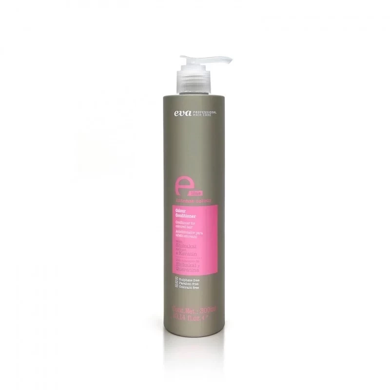 Eva E-Line Colour Conditioner for Color-Treated Hair 300 ml Softening Smoothing Frizz Control - Eva profitional