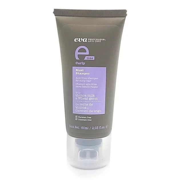 Eva Professional E-Line Rizzi Mini Travel Shampoo Gentle Cleansing 60 ml for Fresh Manageable Hair - Eva profitional