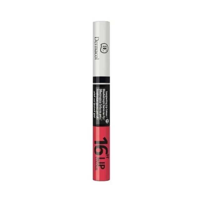 Dermacol 16h Long Lasting Lip Colour No. 3 Provides Rich Pigment For Comfortable All Day Wear - Dermacol