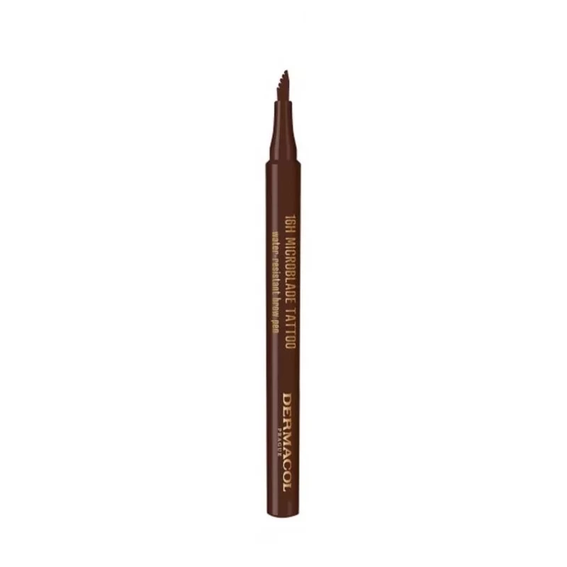 قلم حواجب ديرماكول 16 ساعة بتقنية الميكروبليد لرسم شعيرات طبيعية وتحديد الحواجب رقم 02 - DERMACOL
