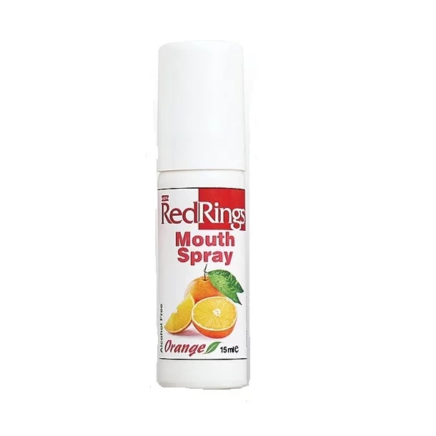 Redrings Orange Flavor Mouth Spray 15 ml for Instant Fresh Breath On-the-Go - Redrings