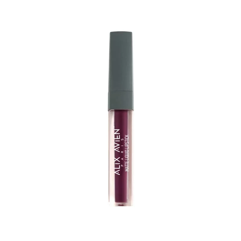 Alix Avien Matte Liquid Lipstick 518 Burgundy Plum Long Lasting Comfortable Wear - Alix Avien