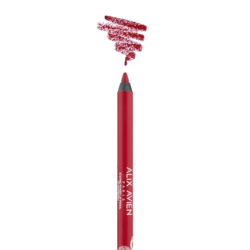 Alix Avien Staying Power Lip Pencil 57 Raspberry Long Lasting Blendable Color - Alix Avien