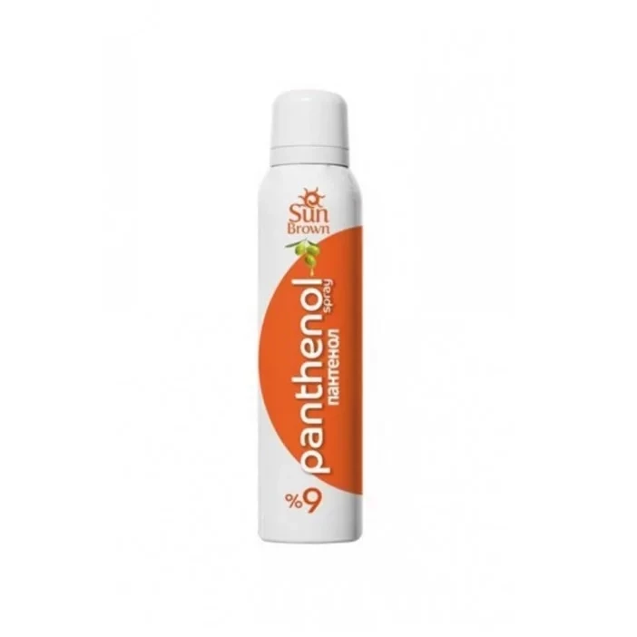 After Sun Panthenol 9% Soothing Hydration Spray 150 ml for Skin Relief; Quickly Absorbs and Hydrates to Combat Dryness and Tightness Post Sun Exposure - Sun Brown