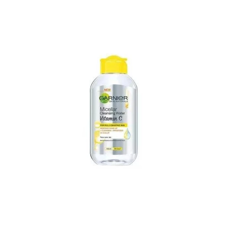Garnier Micellar Brightening Cleanser Water Vitamin C 100ml, Makeup Remover for All Skin Types - Garnier