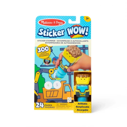 Sticker Wow! Activity Pad & Sticker Stamper- Bulldozer Sticker Wow! Activity Pad & Sticker Stamper- Bulldozer