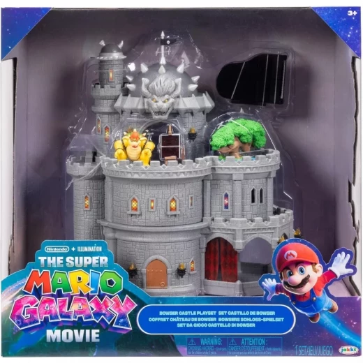 Nintendo Super Mario Galaxy Movie Deluxe Bowser Castle Playset, Large Collectible Playset Inspired by Bowser’s Castle, Featuring Detailed Design for Action Play and Display - Jakks Pacific - Image 2