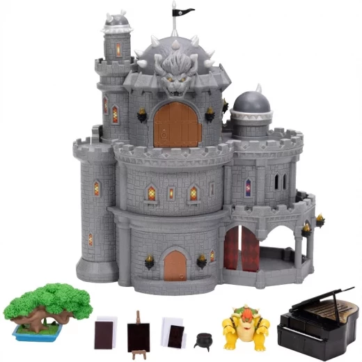 Nintendo Super Mario Galaxy Movie Deluxe Bowser Castle Playset, Large Collectible Playset Inspired by Bowser’s Castle, Featuring Detailed Design for Action Play and Display - Jakks Pacific - Image 3