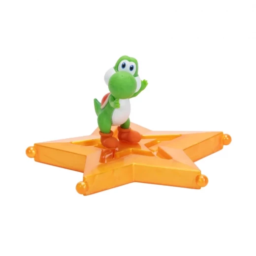 Nintendo The Super Mario Galaxy Movie Mini Figure Wave #1 – شخصية يوشي المصغرة مع إكسسوار أساسي، مجسم قابل للجمع مستوحى من عالم سوبر ماريو، لعبة ممتعة للأطفال وهواة الجمع - جاكس باسيفيك - Image 3