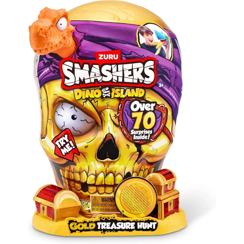 Smashers Dino Island Gold Treasure - Zuru