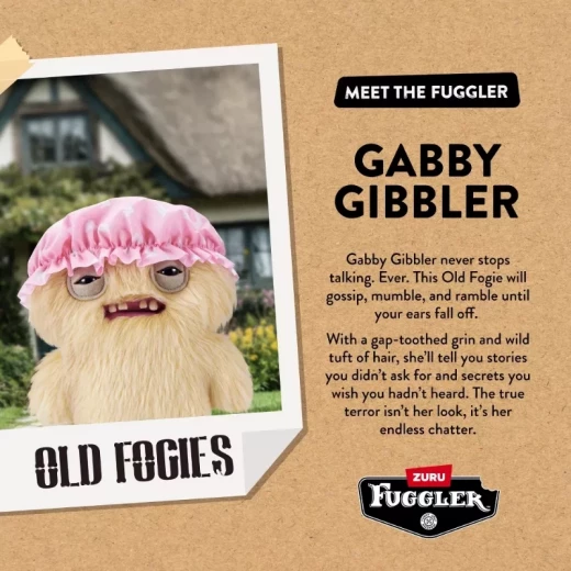 Fuggler 9-Inch Old Fogies Plush Series 1- Gabby Gibbler - Zuru - Image 4