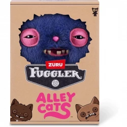 Fuggler 9-Inch Alley Cats Plush Series 1 – Purple Cheezee, quirky and funny plush cat toy in purple color with a unique design, perfect for collecting, gifting, and imaginative play for kids and fans of unusual characters